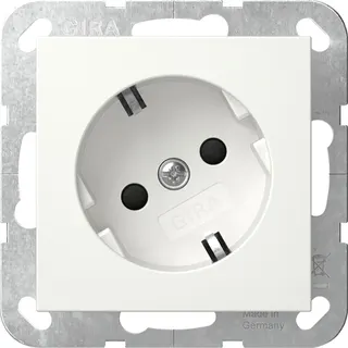 Gira SCHUKO 30° + SH System 55 Reinweiß 441803