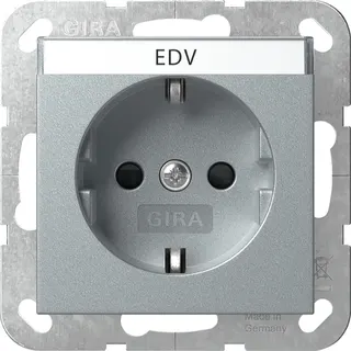 Gira SCHUKO BSF + SH System 55 F Alu 446226
