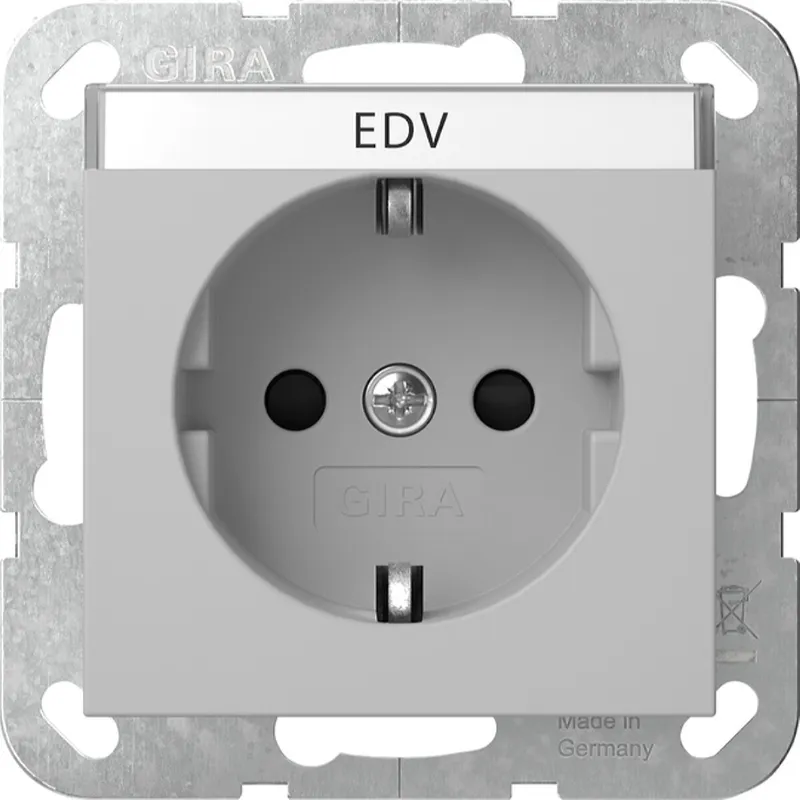 Gira SCHUKO BSF + SH System 55 Grau m 4462015
