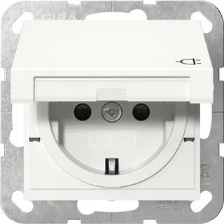 Gira SCHUKO KD + SH System 55 Reinweiß 441403