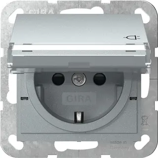 Gira SCHUKO KD BSF + SH System 55 F Alu 455726