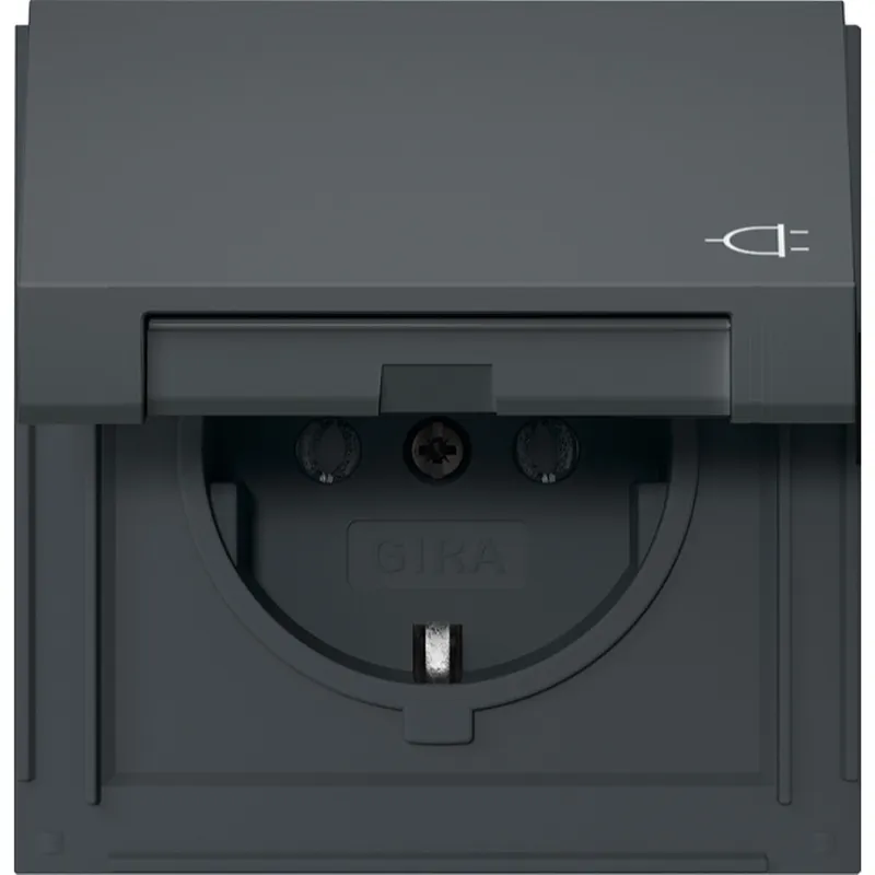 Gira SCHUKO KD Gira TX_44 Anthrazit 445467