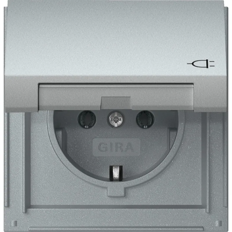 Gira SCHUKO KD Gira TX_44 F Alu 445465