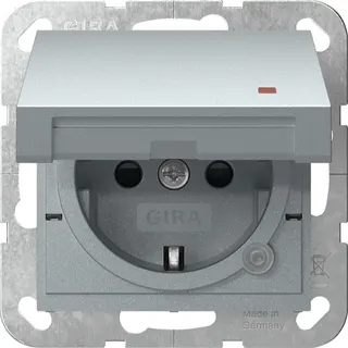 Gira SCHUKO KD Kontroll + SH System 55 F Alu 455226