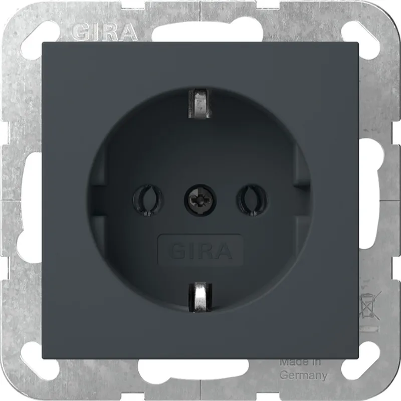 Gira SCHUKO SRK System 55 Anthrazit 418028