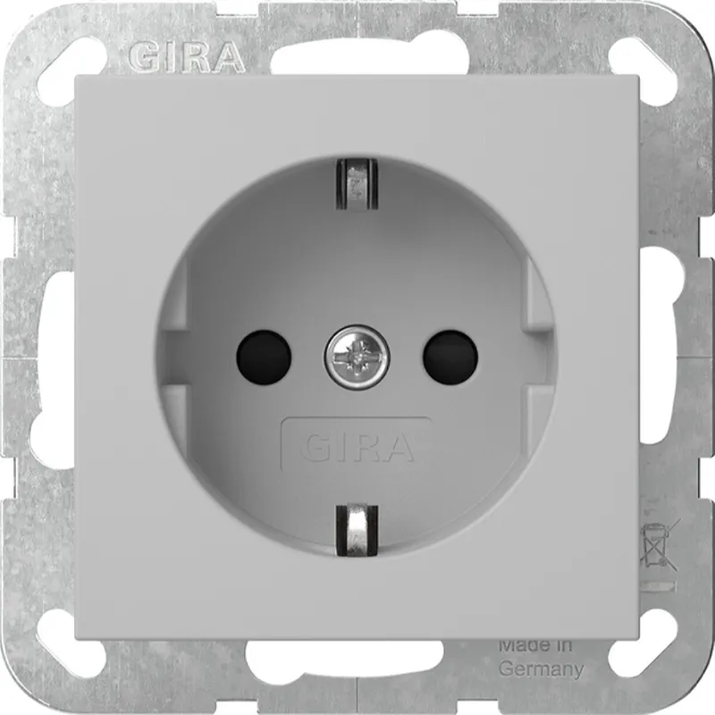 Gira SCHUKO STK SH System 55 Grau m 4453015