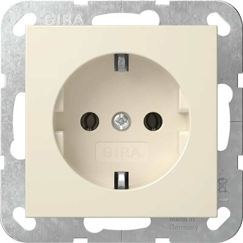 Gira SCHUKO System 55 Cremeweiß 418801