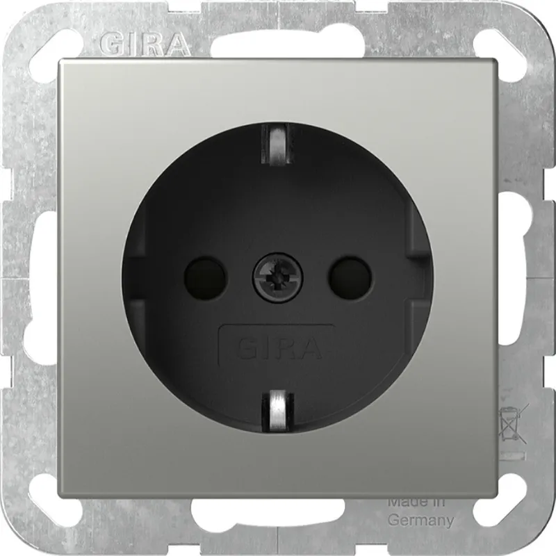 Gira SCHUKO System 55 Edelstahl 4188600