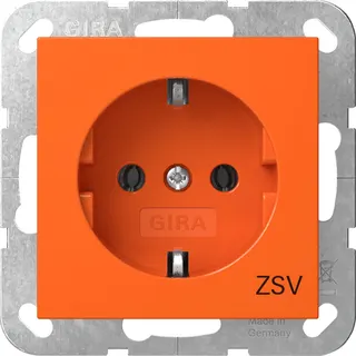 Gira SCHUKO ZSV System 55 Orange 4188109