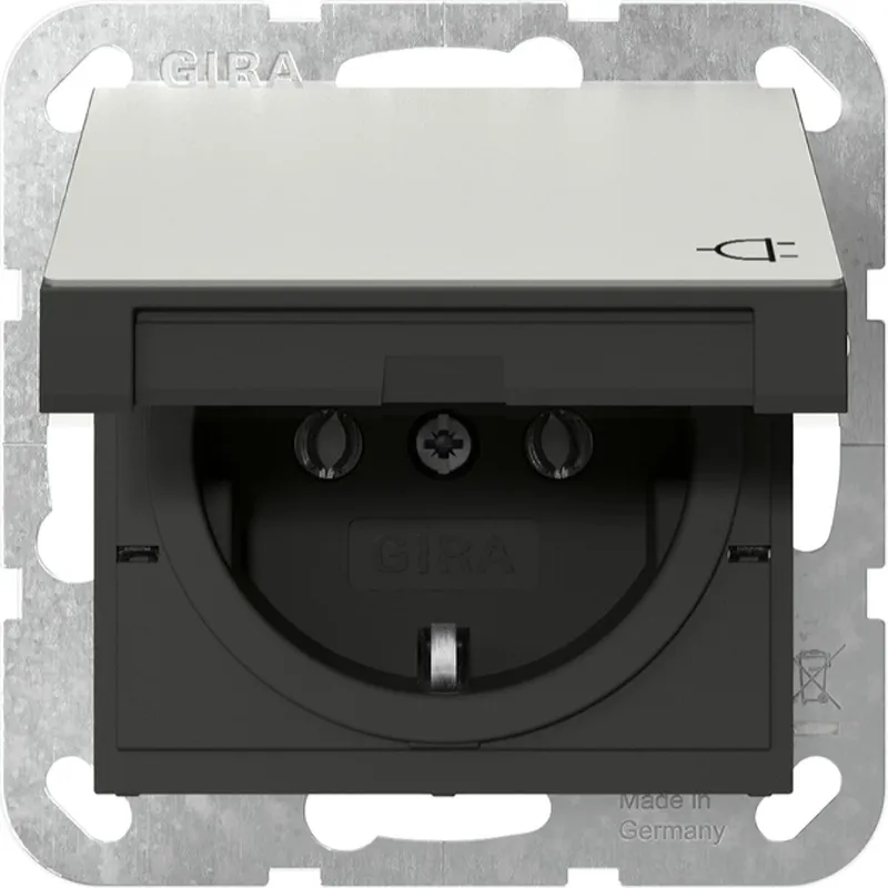 Gira SCHUKO KD System 55 Edelstahl 4454600