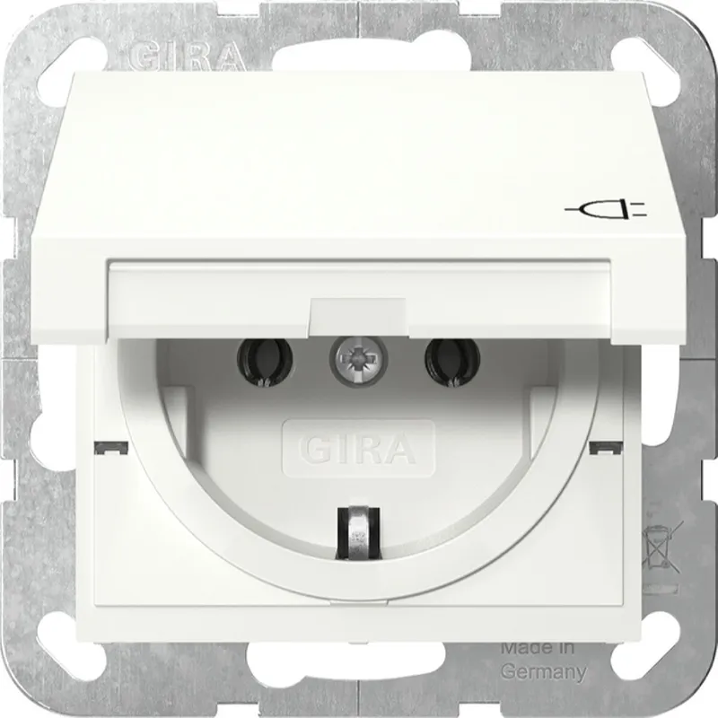 Gira SCHUKO KD System 55 Reinweiß m 445427