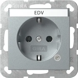 Gira SCHUKO Kontroll + BSF System 55 F Alu 445226