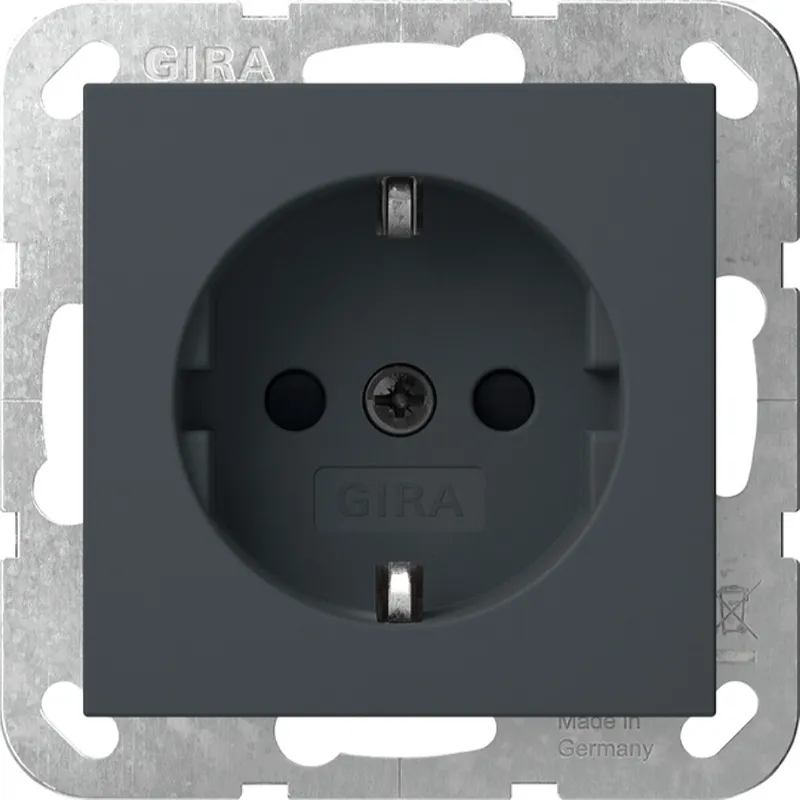 Gira SCHUKO SH System 55 Anthrazit 445328