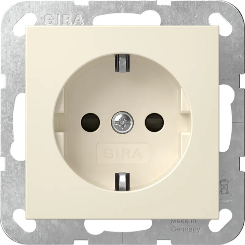 Gira SCHUKO SH SRK System 55 Cremeweiß 418301