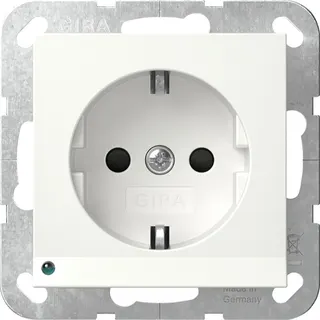 Gira SCHUKO LED-Leuchte + SH System 55 Reinweiß 417003