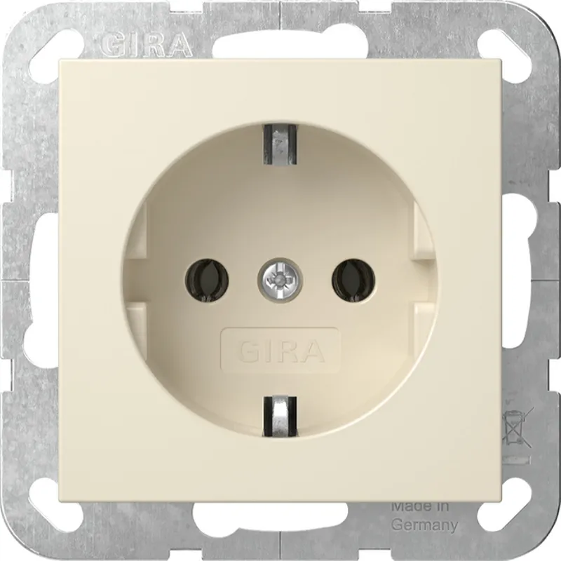 Gira SCHUKO o.Kr. System 55 Cremeweiß 446601