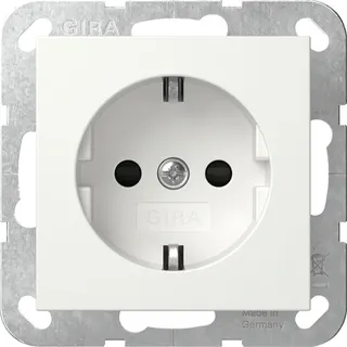Gira SCHUKO SH PE 6 mm? System 55 Reinweiß 498103