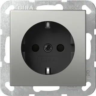 Gira SCHUKO SH SRK System 55 Edelstahl 4183600