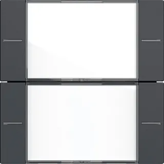 Gira Wippenset 2f BSF Tastsens.4 System 55 Klar/Anthrazit 577228