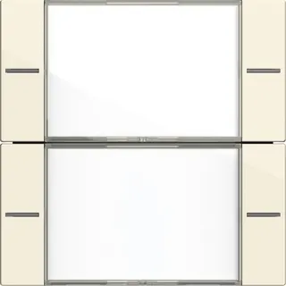 Gira Wippenset 2f BSF Tastsens.4 System 55 Klar/Cremeweiß 577201