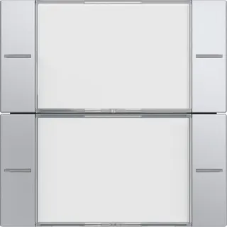 Gira Wippenset 2f BSF Tastsens.4 System 55 Klar/F Alu 577226