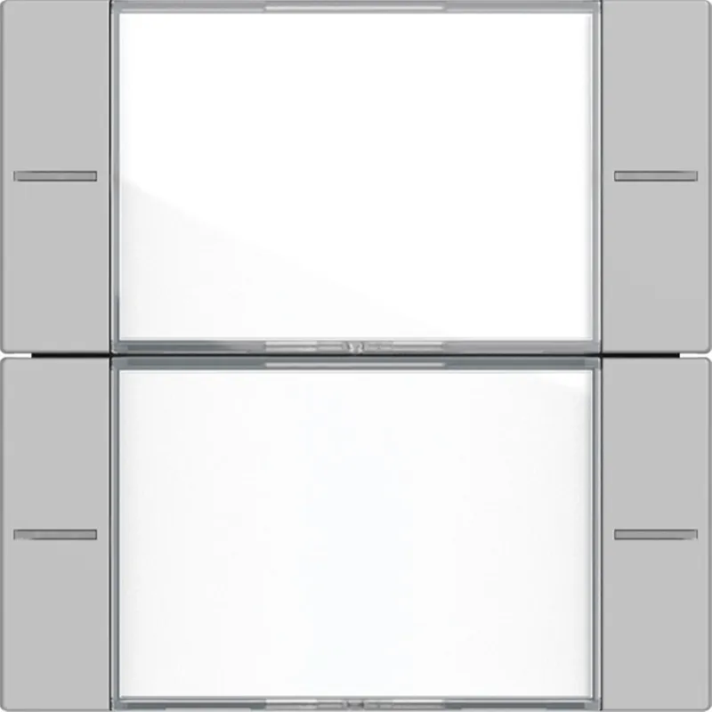Gira Wippenset 2f BSF Tastsens.4 System 55 Klar/Grau m 5772015