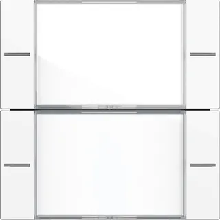 Gira Wippenset 2f BSF Tastsens.4 System 55 Klar/Reinweiß 577203