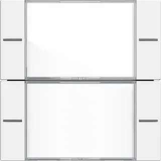 Gira Wippenset 2f BSF Tastsens.4 System 55 Klar/Reinweiß m 577227