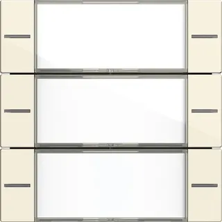 Gira Wippenset 3f BSF Tastsens.4 System 55 Klar/Cremeweiß 577301