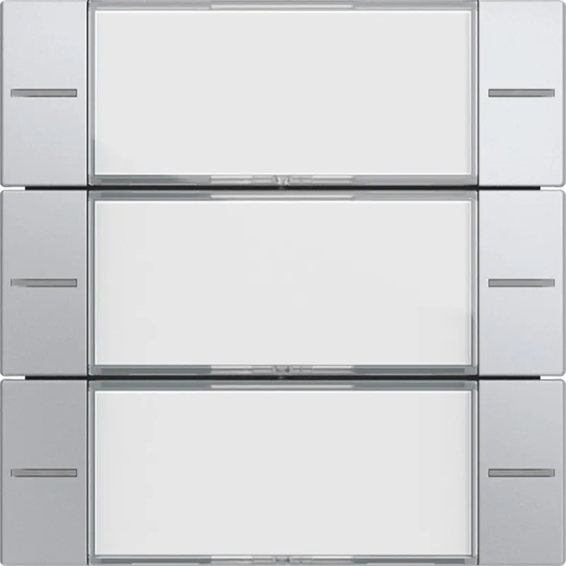 Gira Wippenset 3f BSF Tastsens.4 System 55 Klar/F Alu 577326