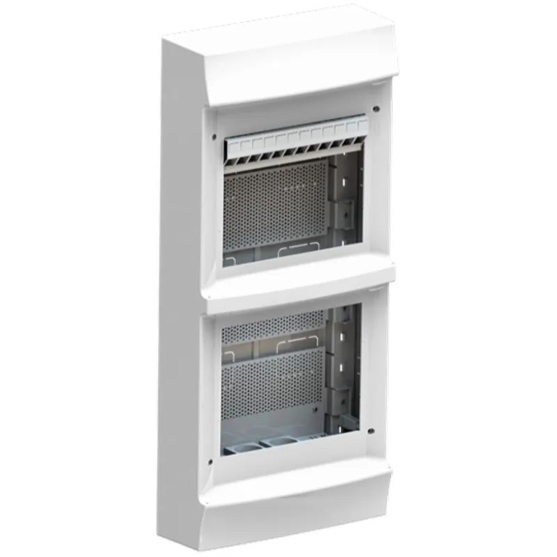 ABB Striebel & John M41W448MB Mediaverteiler Basic, Aufputz 48 Platzeinheiten, ohne Tür