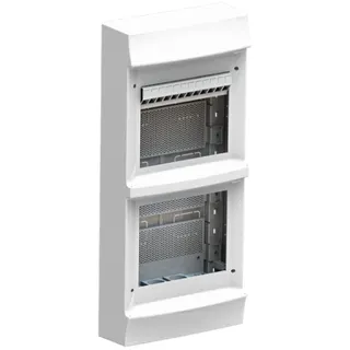 ABB Striebel & John M41W448MB Mediaverteiler Basic, Aufputz 48 Platzeinheiten, ohne Tür
