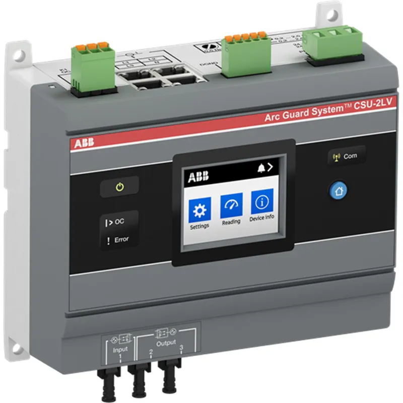 ABB Stotz-Kontakt Stromwächtereinheit CSU-2LV zu TVOC-2 in der Niederspannung
