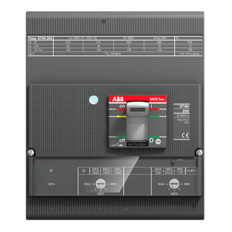 ABB Stotz-Kontakt Leistungsschalter XT4L 250 TMA 110 550..1100 4p F F UL/CSA