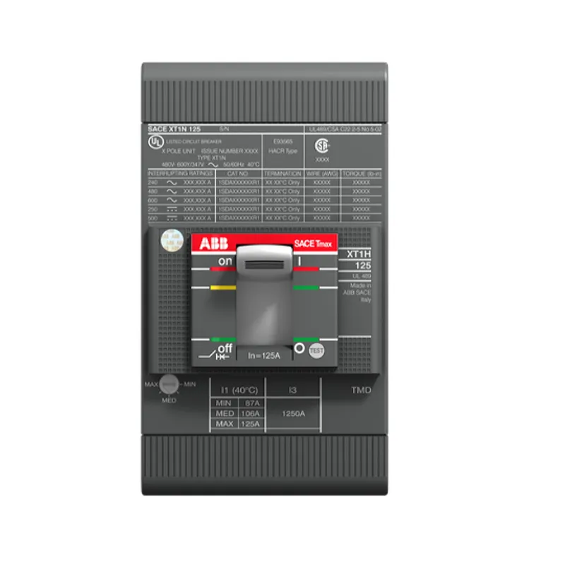 ABB Stotz-Kontakt Leistungsschalter XT1N 125 TMF 110-1100 3P F F UL/CSA
