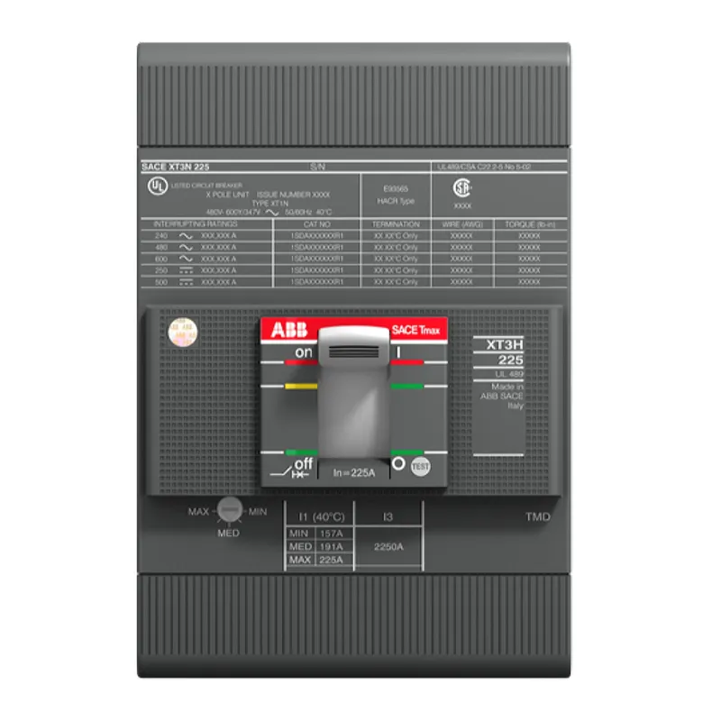 ABB Stotz-Kontakt Leistungsschalter XT3S 225 TMF 110-1100 3p F F UL/CSA