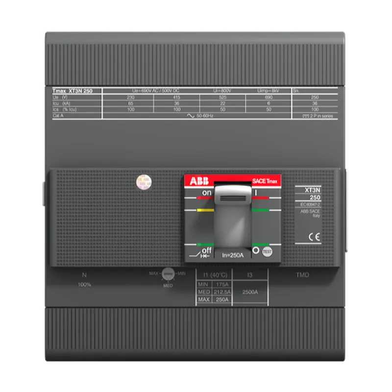 ABB Stotz-Kontakt Leistungsschalter XT3S 225 TMF 110-1100 4p F F UL/CSA