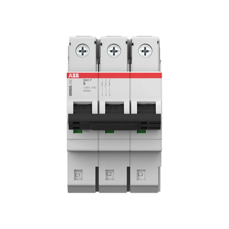 ABB Stotz-Kontakt Leitungsschutzschalter S403P-B8 B 8A 40kA 3P steckbar