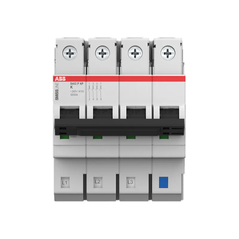 ABB Stotz-Kontakt Leitungsschutzschalter S403P-K40NP K 40A 40kA 3PN steckbar