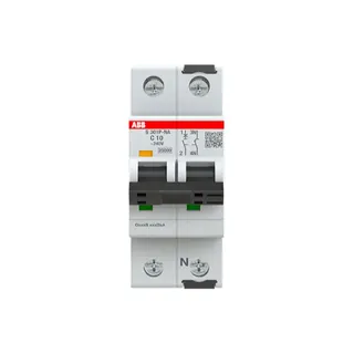 ABB Stotz-Kontakt Sicherungsautomat S301P-C10NA C25kA 10A 1+NA