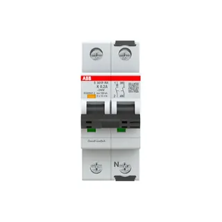 ABB Stotz-Kontakt Sicherungsautomat S301P-K0,2NA K25kA 0,2A 1+NA
