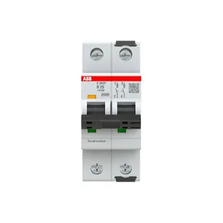 ABB Stotz-Kontakt Sicherungsautomat S302P-B25 B25kA 25A 2P