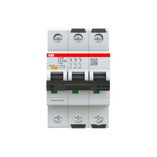 ABB Stotz-Kontakt Sicherungsautomat S303P-K0,75 K25kA 0,75A 3P