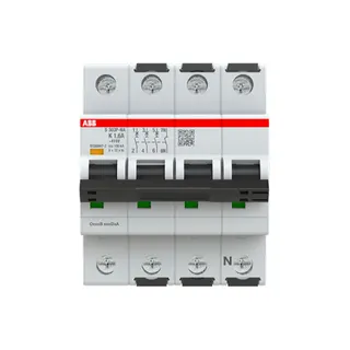 ABB Stotz-Kontakt Sicherungsautomat S303P-K1,6NA K25kA 1,6A 3+NA