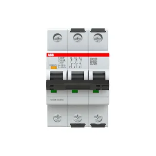 ABB Stotz-Kontakt Sicherungsautomat S303P-Z0,5 Z25kA 0,5A 3P