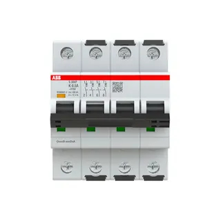 ABB Stotz-Kontakt Sicherungsautomat S304P-K0,5 K25kA 0,5A 4P