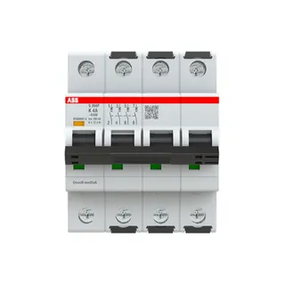 ABB Stotz-Kontakt Sicherungsautomat S304P-K4 K25kA 4A 4P