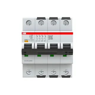 ABB Stotz-Kontakt Sicherungsautomat S304P-K6 K25kA 6A 4P