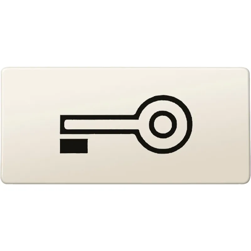 Merten Symbol 395700 rechteckig Tür weiss