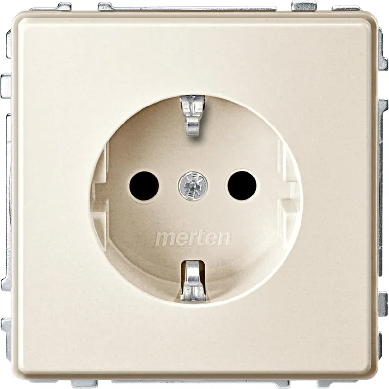 Merten Steckdose SCHUKO MEG2300-7244 weiss AQUADESIGN
